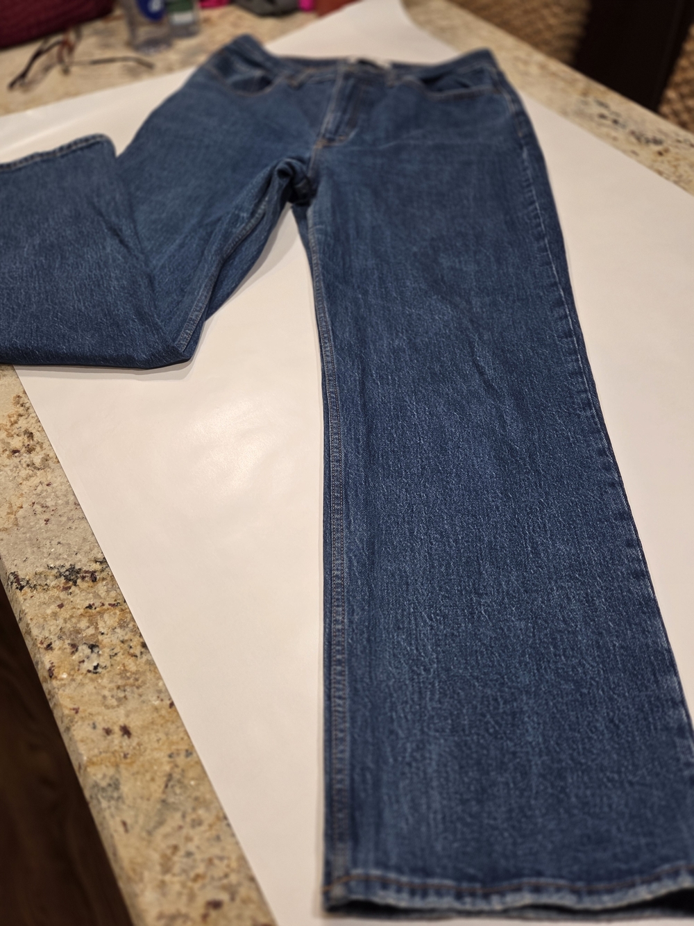 Abercrombie & Fitch Blue High-Rise The 90's Relaxed Jeans